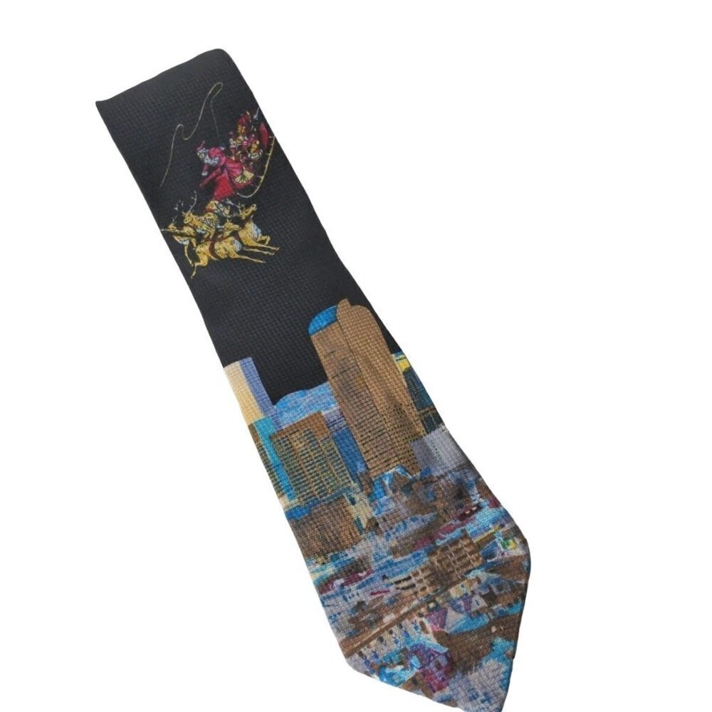 Mark Alexander Christmas Santa Denver Silk Necktie